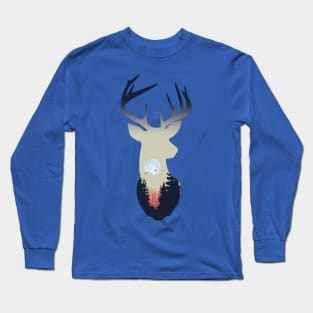 Deer silhuette Long Sleeve T-Shirt